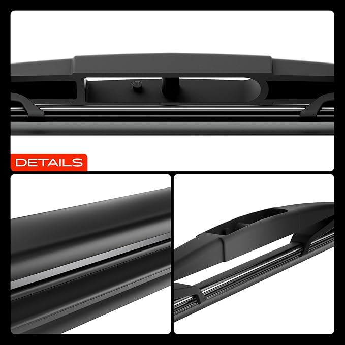 A-Premium 26"/22"/14" Windshield Wiper Blades Compatible with Honda Pilot 2023-2024 - Front Rear Wipers Blade Set for Hook/RL3 Arm Connector, with Wear Indicator & Towel (Pack of 3)