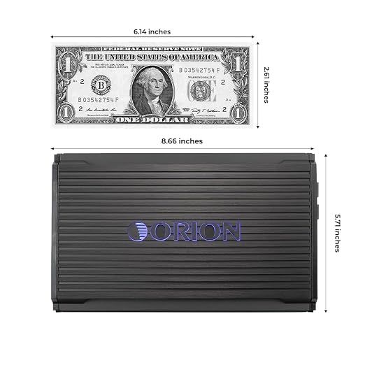 Orion Cobalt Elite CEA600.4D Class-D Compact 4-Channel High Efficiency Car Audio Amplifier, 600W RMS, Full-Range Power, Variable High & Low Pass Filters, 2/4 Ohm Stable, MOSFET Power Supply