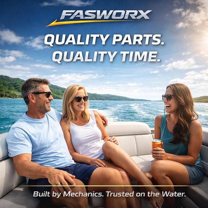 FASWORX Oil Tank Reservoir Assembly for Mercury Mariner 3.0L V6 2-Stroke Outboard 200HP 225HP 250HP 300HP, Replaces 8M0119508, 8M0064073, 830889A1, 818456A1, Compatible with EFI & OptiMax DFI Engines