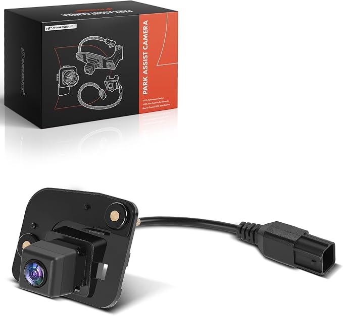 A-Premium Rear View Backup Camera Compatible with Nissan | Parking Camera for 2014-2019 Versa - Replace# 284423VA1B