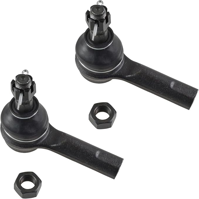 TRQ Front Outer Tie Rod Set 2 Piece Compatible with 1993-1997 Infiniti J30 2003-2004 M45 1997-2006 Q45 1997-2003 QX4 1996-2004 Nissan Pathfinder
