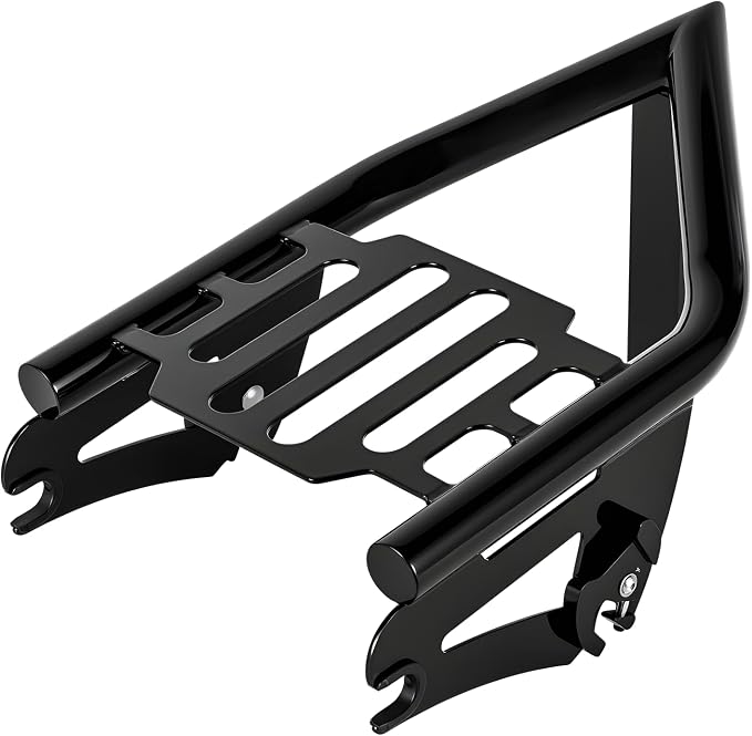 Detachable Luggage Rack for Harley Touring 2009-2026 Street Road Electra Glide/Road King, Black（Classic）