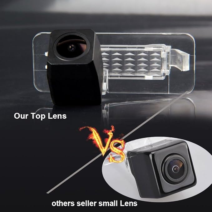 1280 * 720 Pixel Car Backup Camera Replacement for Mercedes Benz Smart Fortwo Cabrio Coupe 451 2007/01-2024/12 Waterproof Night Vision Reverse Waterproof Night Vision Reverse Parking Vehicle Camera