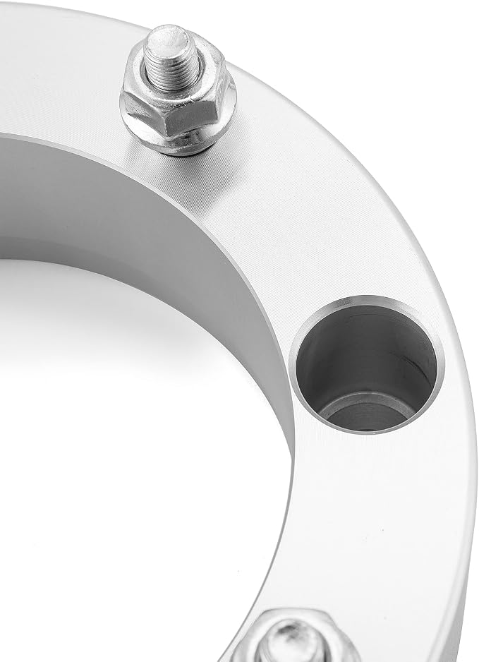 WeiSen 2inch 4x156mm Wheel Spacers with 3/8-24 Studs & 131mm Hub Bore, 4PCS UTV Aluminum Wheel Adapter Compatible with Polaris RZR Ranger Sportsman 1998-2012,fit Kawasaki 1987-2006