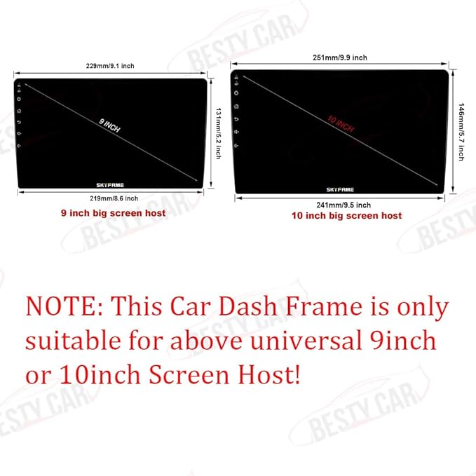 Fits for Jeep Wrangler 2008 2009 2010 4 Doors Car Radio Stereo Fascia Frame Double DIN 9 inch Dash Installation Mounting Kit