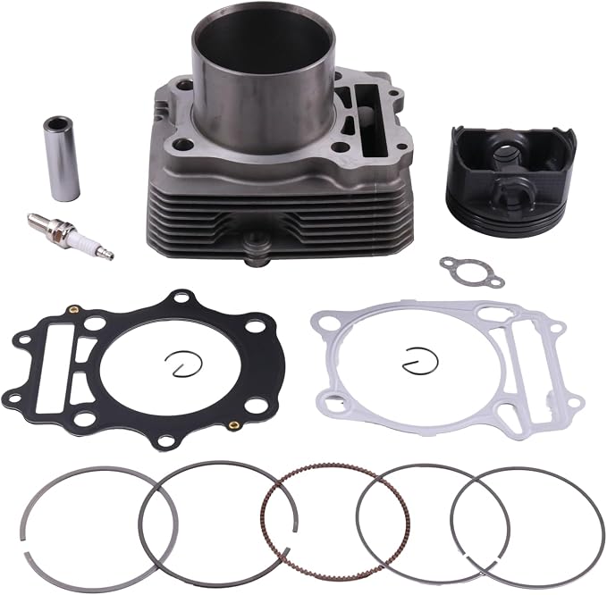 Cylinder Piston Gasket Top End Rebuild Kit 3403-238 Compatible with Artic Cat 400 2004-08 375 2002-08 Compatible with Suzuki Eiger 400 2002-07 King Quad 400 2008-22