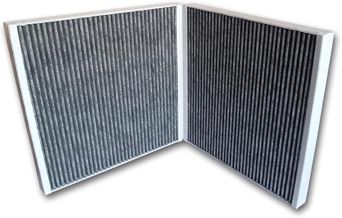 HEPA Cabin Air Filters Replacement with Activated Carbon Low Wind Resistance Extended Compatible with Model S