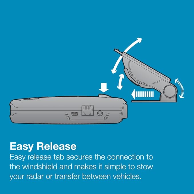 Escort Original StickyCup Silicone Suction Windshield Mount for MAX 360 and More Compatible Escort Radar Detectors (0020058-1)