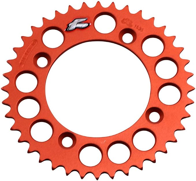 Renthal 491-415-40P-OR Rear Sprockets - Orange / 40T