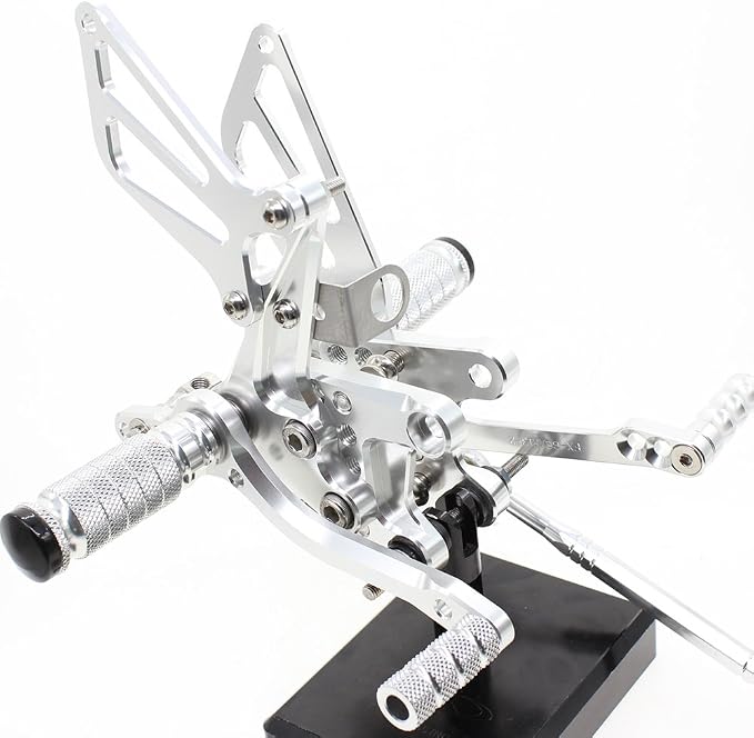 Sunrivery Motorcycle Rearsets Footpegs For GSXR750 GSX-R600 1996-2005,SV650/SV650S SV1000/S 1998-2014,GSXR1000 2000-2004