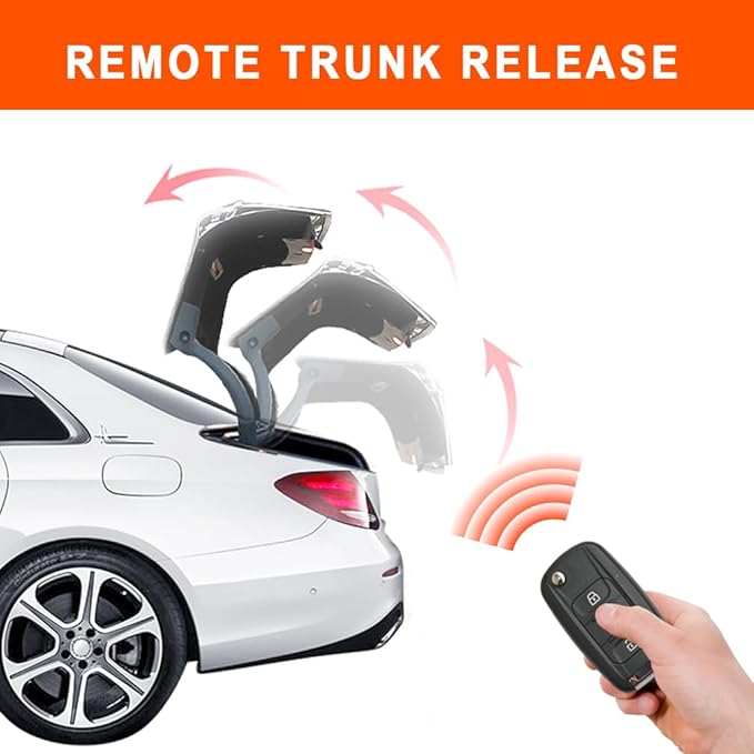 BANVIE Car Alarm System with Remote Start & Push to Start Ignition Kit Engine Button