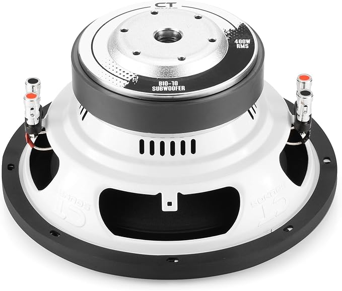 CT Sounds Bio 10” 800-Watt Dual 4-Ohm Car Subwoofer