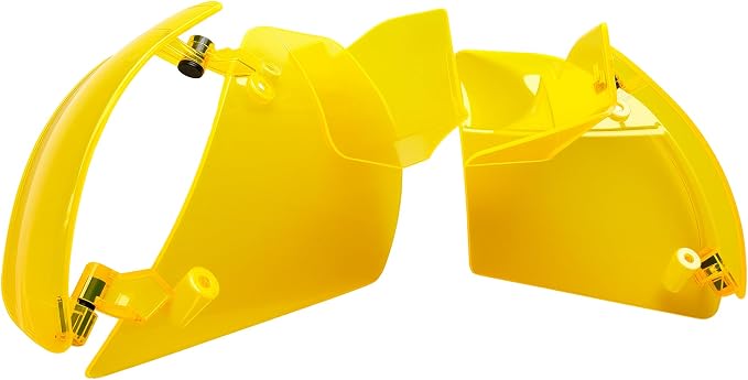 Side Wings Wind Air Deflector Fairing Fit for Harley 2024-2026 CVO Road Glide ST FLTRXSTSE 2024-2026 Road Glide FLTRX 2023-2025 CVO Road Glide FLTRXSE (Yellow)