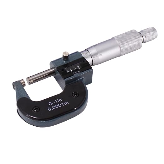 HFS(R) 1" Mechanical Digital Outside Micrometer Digit Counter Carbide Tips 0.0001"
