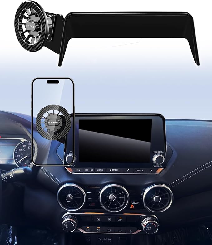 Car Phone Holder for Nissan Rogue 2021-2025/Altima 2019-2025/Sentra 2020-2025 Accessories Automobile Cradles Strong Magnetic Phone Mount Compatible with MagSafe(Only Fit 8-Inch, Not for Sentra S)