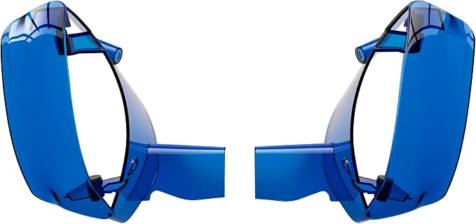 Side Wings Wind Air Deflector Fairing Fit for Harley 2024-2026 CVO Road Glide ST FLTRXSTSE 2024-2026 Road Glide FLTRX 2023-2025 CVO Road Glide FLTRXSE (Blue)
