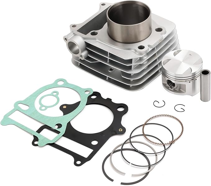 72mm Cylinder Piston Gasket Kit For Suzuki GN250 GN250E DR250 DR250S GZ250 TU250 for Suzuki GN250 1982-2001 for Suzuki GZ250 Marauder 1999-2011 11210-38204-0F0 11241-38301