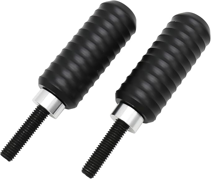 4" Upper Shock Mount Frame Sliders Falling Crash Protector Guards Falling Side Protector No Cut Kits Fit for Sportster XL883 XL1200 2004-2022(Gripple Style)
