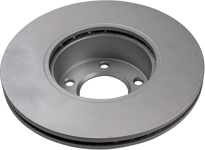 TRQ Front Brake Rotor Set Coated Compatible with 07-16 BMW 328i 09-18 328i xDrive 13-18 320i 13-18 320i xDrive 13-16 X1 without Blue Painted Calipers