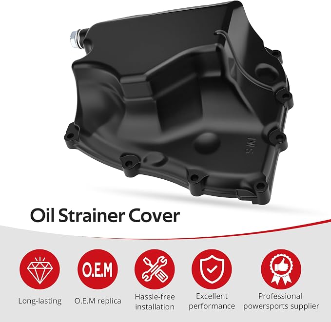 JAVIK Oil Strainer Cover For Yamaha Tenere 700 XTZ07 FZ-07 MT07 XSR700 2015-2024 O.E.M# 1WS-13400-00-00