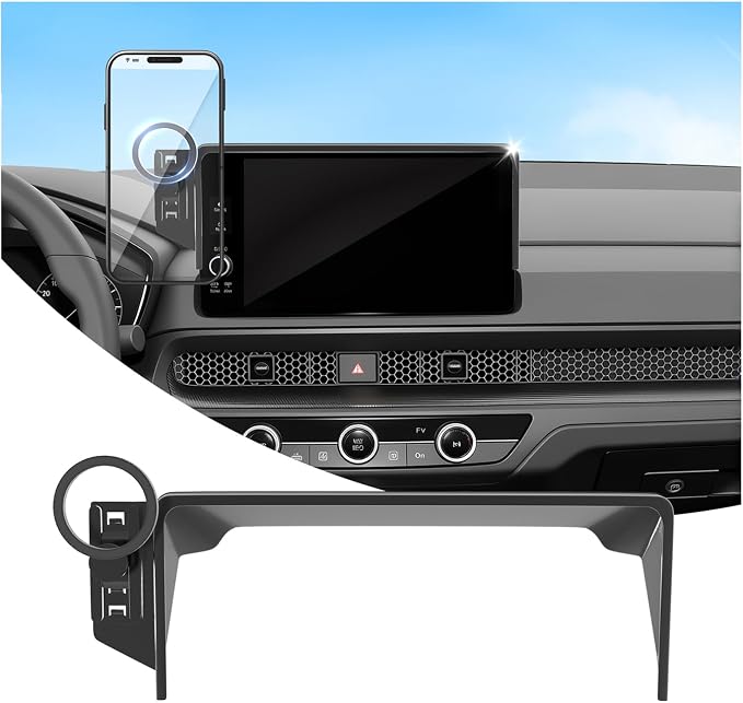4PCS For 2023-2026 Honda CR-V Accessories Bundle, 3PCS Center Console Organizer & Armrest Storage Box + Compatible MagSafe Phone Holder, Fits LX EX EX-L Sport Sport-L TrailSport Sport Touring Hybrid,