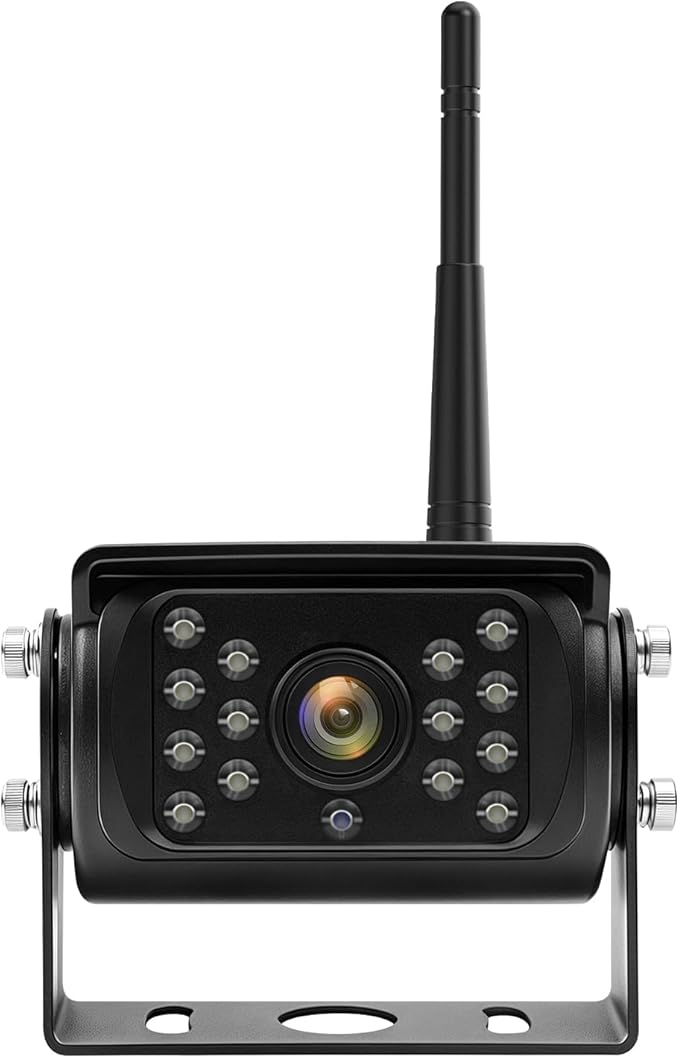 Wireless Backup Camera IP69 Waterproof Clear Night Vision Reverse Rear View Back up Camera for Vehicle Cars Pickup Trucks SUV RV Van