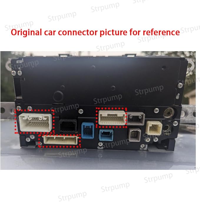 16Pin Car Radio Power Harness for Toyota Camry Prado RAV4 Sienna Tacoma Tundra Sequoia 4 Runner w/JBL Amplifier Retain OEM Camera Stereo Power Harness Cable Wire Adapter