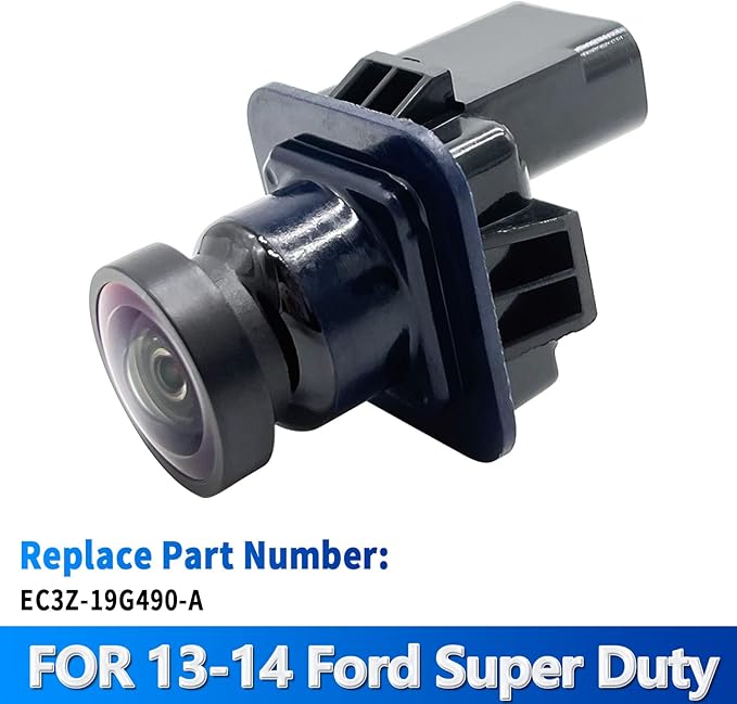 Rear View Back Up Camera Reverse Park Assist Camera Compatible with Ford F250 F350 F450 F550 Super Duty 2013-2014 Replaces EC3Z-19G490-A