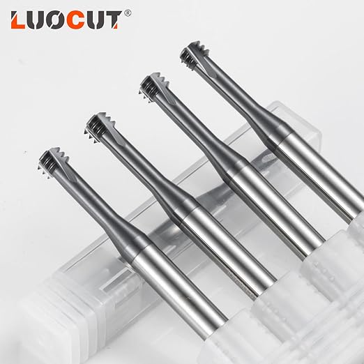 5pcs UNC1/4-20 Thread Mill Cutter Solid Carbide Coating for Steel Stainless