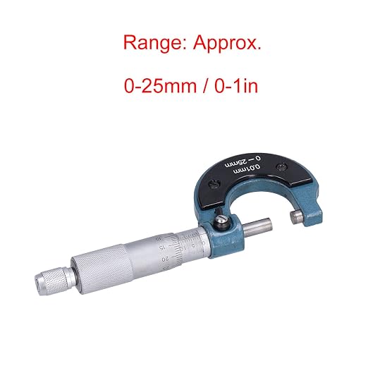 Micrometer 0-25mm Outside Micrometer Metric Thickness Gauge Measuring Tool