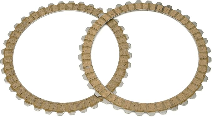AHL Motorcycle Yellow Clutch Plates For Harley XL883 2004-2008 XL1200 1200X48 SPORTSTER 1991-2011; Bad Boy FXSTSB Dyna Glide Electra OEM:37911-90 307-30-10011 8146-0100