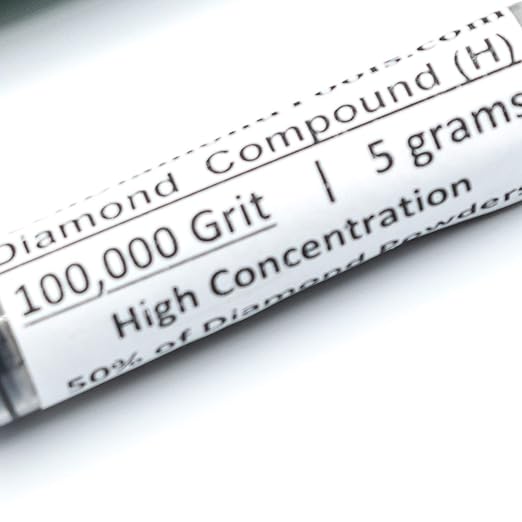 TechDiamondTools Kit of 3 Diamond Polishing Compound Polishing Paste USA Made 14000 100000 200000 Grit for Marble Glass Metal Rock Jewelry Resin Silver Gemstone with High Concentration Diamond Powder