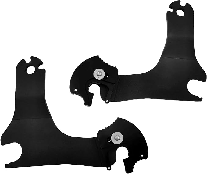 Adjustable Driver/Passenger Seat Backrest Component:Quick Release Mounts (Touring Quick Release 09-23 Matt Black)