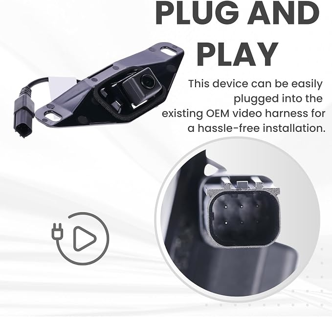 Backup Camera Replaces for 2013 2014 2015 Toyota Sequoia OE Part# 867900C010 | 86790-0C010