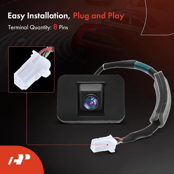A-Premium Park Assist Camera Rear View Backup Reverse Camera Compatible with Select Nissan Models - 2019 2020 2021 2022 2023 2024 2025 Altima - Replace# 284426CA2A