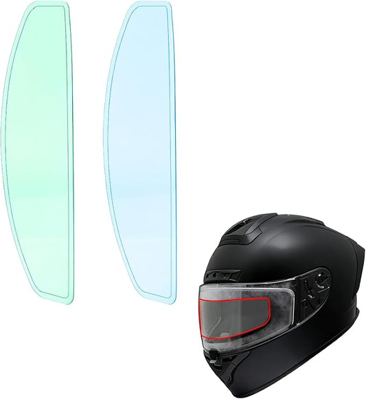 Universal Anti-Fog Film & Rainproof Film for Helmet Visor,Helmet Visor Protector Anti Fog Waterproof Sticker for Cold Mornings and Rainy Days