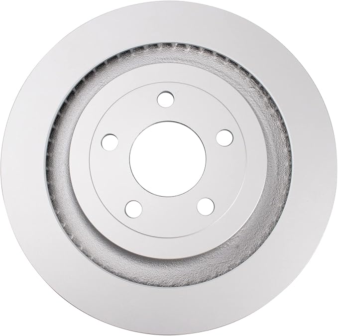 TRQ Rear Brake Rotor Set G Coated Vented Compatible with 2015-2023 Ford Mustang