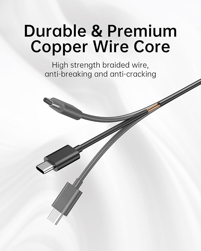 WUKUR 65W USB C Charger for NOCO UltraSafe Jump Starter Compatible with NOCO Boost X GBX45 GBX55 GBX75 GBX155 & Boost Air AX65 UltraSafe Portable Jump Starters Power Adapter Cord