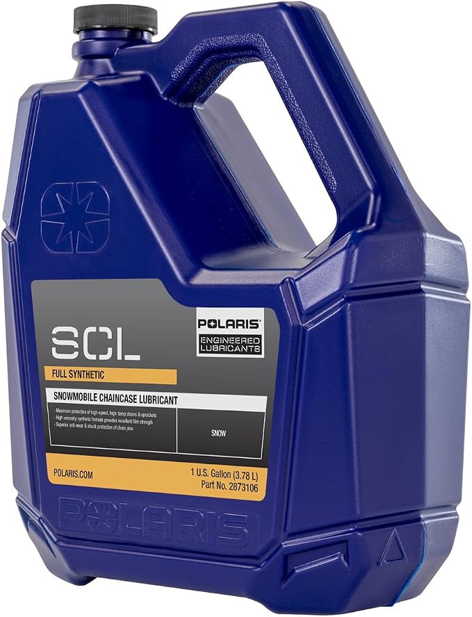 Polaris 2873106 SCL Full Synthetic Snowmobile Chaincase Lubricant 1 Gallon