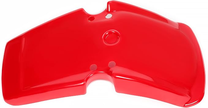 ALMULOO Front Fender Plastic ABS Red Compatible with 1983-1985 Honda ATC200X Three‑Wheeler