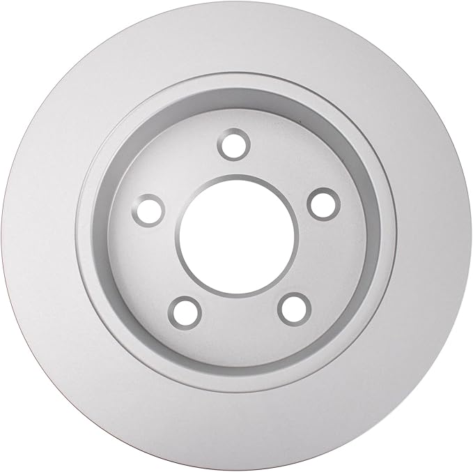 TRQ Rear Brake Rotor Set Solid G Coated Compatible with 1994-2004 Ford Mustang