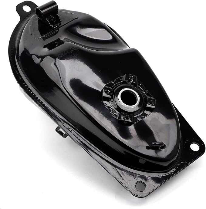 Minho Motorcycle Gas Tank Fit for 2013-2016 Honda Grom MSX 125 Black Fuel Tank,Black Color