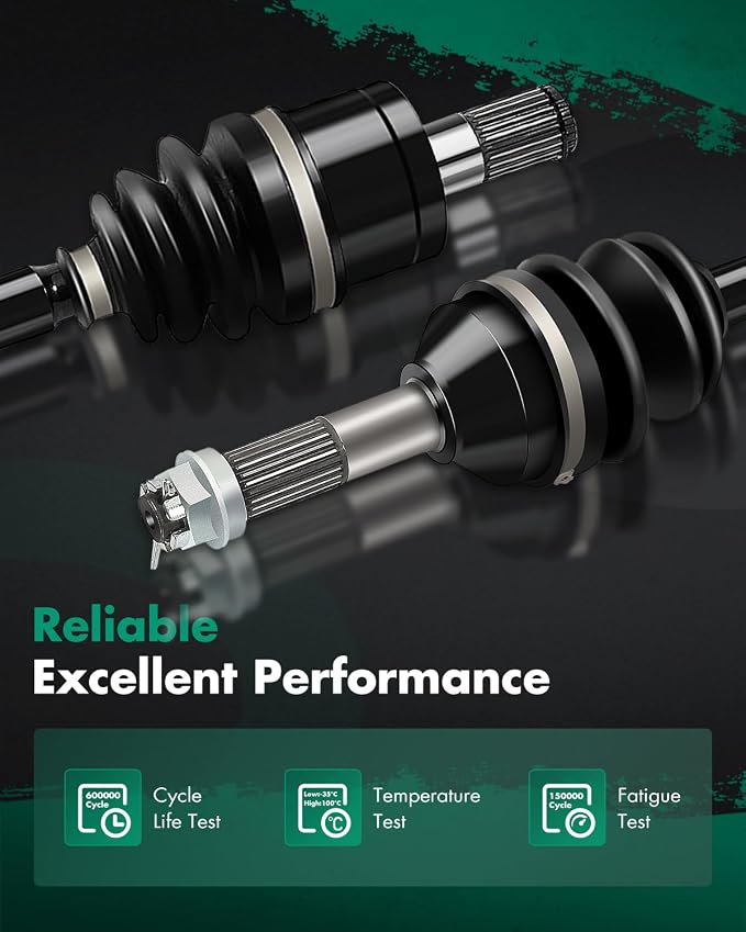 SCITOO Rear Left Right CV Axle Shaft Assembly Fit 2006-2013 for Kawasaki Brute Force 650 2005-2019 for Kawasaki Brute Force 750 59266-0002 59266-0023