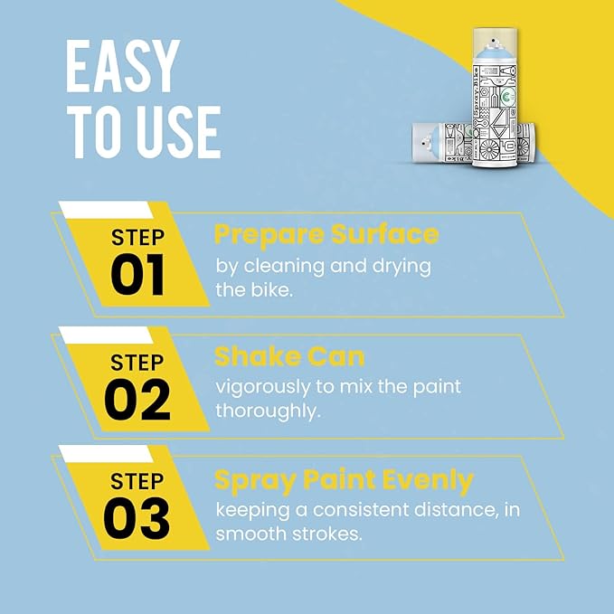 Spray.Bike - Spray Paint - Coldharbour Lane | Designed Mainly for Bicycles | Multi-Use Acrylic Spray Paint for Metal, Plastic | High Coverage Bike Paint, 400ml