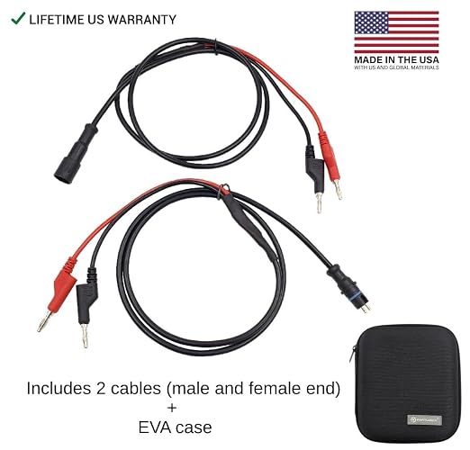 ABS Diagnostic Multimeter Cable Adapter with Case for Heavy Duty Semi Trucks and Semi Trailers
