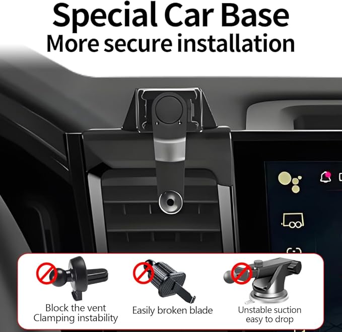 Car Magnetic Phone Mount for Chevrolet Chevy Silverado 1500 2022 2023 2024 2025 2026 and 2500HD 3500HD 2024-2026 [NOT Fit Work Truck.Custom] Auto Accessories Cellphone Holder Fast 15W Wireless Charger
