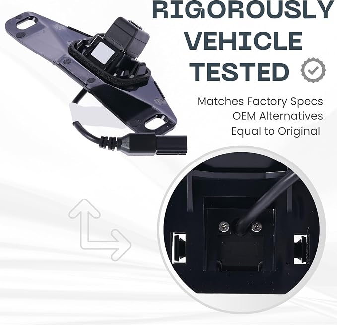Backup Camera Replaces for 2013 2014 2015 Toyota Sequoia OE Part# 867900C010 | 86790-0C010