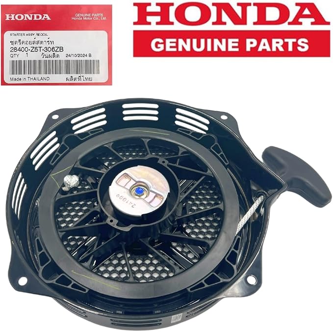 KINDZA Genuine 28400-Z5T-306ZB Recoil Starter for Honda EB4000X EB5000X EB65000X EM4000sx EM5000sxk3 EM5000sxk2 Generators OEM