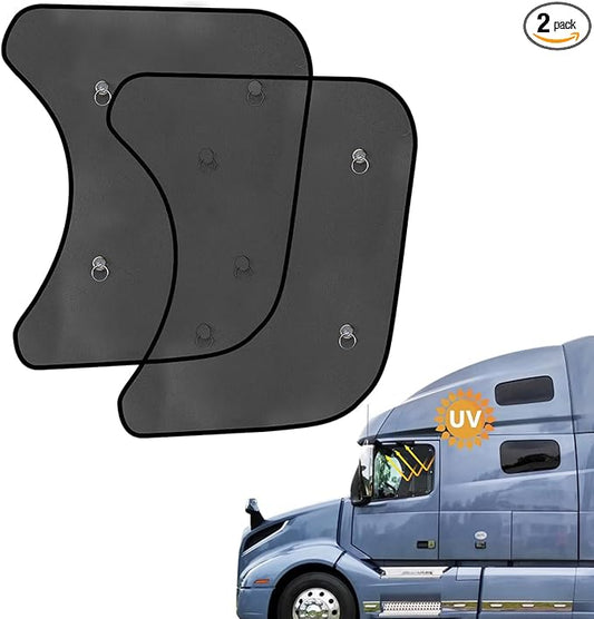 Semi-Truck Side Window Sun Shade – Fits Freightliner Cascadia (All Years) –2023 to 2025 Model Enhanced