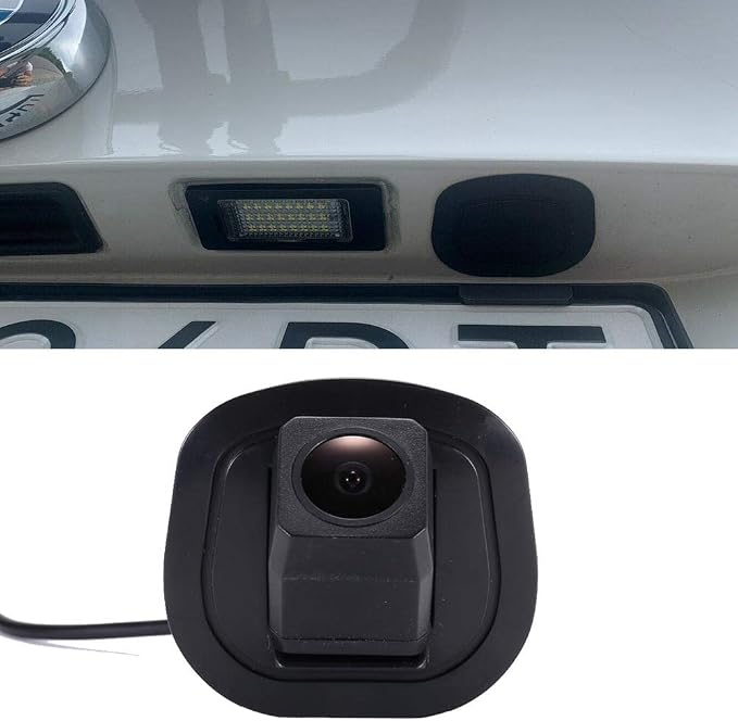 1280720 Pixels 1000TV Lines Waterproof Backup Vehicle Camera Color Car Rear View Camera 170 Degree Viewing Angle License Plate Parking Reverse Replacement for BMW X5 E70 X6 E71 Bj 2011 X1 E84 325d